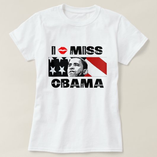 私恋しく思はオバマTシャツ Tシャツ (デザイン正面)