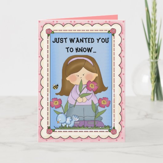 私恋しく思はカード カード (正面)