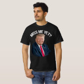 私恋しく思はドナルドおもしろいトランプ Tシャツ (正面フル)