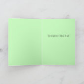 私恋しく思はフローラお洒落ハート かわいらし カード (内部)