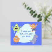 私恋しく思は葉書 ポストカード (スタンド正面)