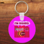 私恋しく思は退屈だ キーホルダー (正面)