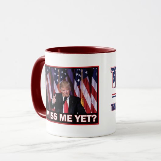 私恋しく思まだトランプ2024 マグカップ (正面左)