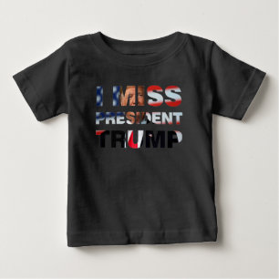 私恋しく思社長トランプベビーTシャツ ベビーTシャツ