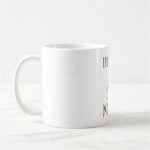 「私愛します日曜日の朝」のコーヒーカップを冷却して下さい コーヒーマグカップ (左)