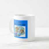 私愛ラインダンス コーヒーマグカップ (正面左)