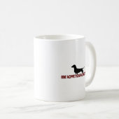 私愛長い時間のダックスフント コーヒーマグカップ (正面右)