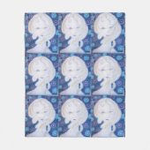 私感じの宇宙 フリースブランケット (正面)