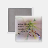 私感動的方磁石である美しい マグネット (正面/裏面)