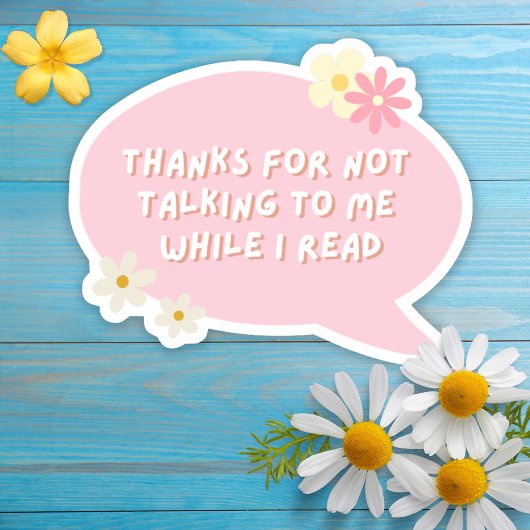 私感謝していと話しかけてはいけな読い シール