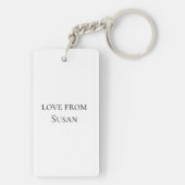 私感謝していの救済先生はヒマワリを育てる キーホルダー (裏面)