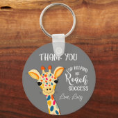 私感謝していの為に救済は成功キリンに達する キーホルダー (正面)