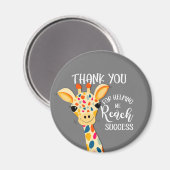 私感謝していの為に救済は成功キリン・チェに達する マグネット (正面/裏面)