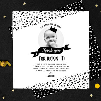 私感謝していの90sのヒップホップとキックインのためにそれを サンキューカード