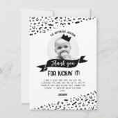 私感謝していの90sのヒップホップとキックインのためにそれを サンキューカード (正面)