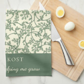 私感謝していは救済キッチンタオルを育てる キッチンタオル (四つ折り)