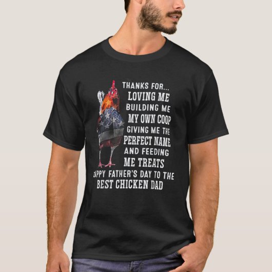 私感謝していを愛しては私の建物チキン最高のママ Tシャツ (正面)