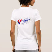 私投票される Tシャツ (裏面)