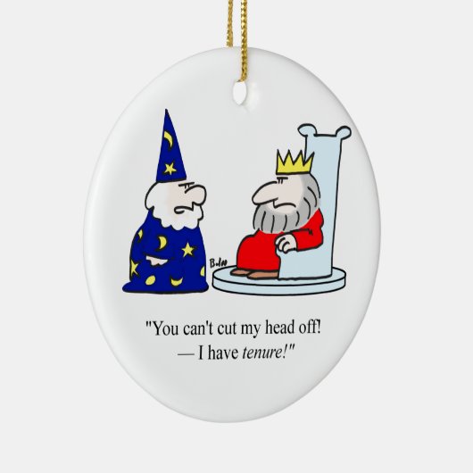 私持っています保有を私のヘッド以外を切ることができません! セラミックオーナメント (右)