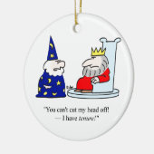 私持っています保有を私のヘッド以外を切ることができません! セラミックオーナメント (左)