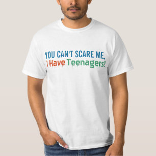 私持っています10代の若者、おもしろいなパパを私をおびえさせることが Tシャツ