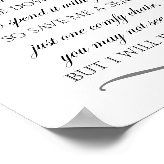 私救は席の赤んエレガントだシャワー記念椅子 ポスター (角)