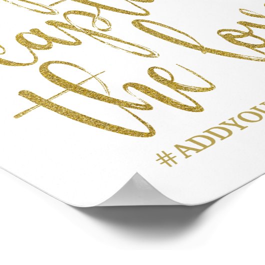 私救済たち愛のグリッター8x10のサイン結婚をキャプチャ ポスター (角)