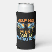 私救済は家族で休んでいる スリム缶クーラー (Seltzer正面)