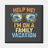 私救済は家族で休んでいる マグネット (正面)