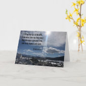 私救済来の詩歌121 カード (黄色い花)