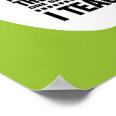 私教え。教え引用文 |タイポグラフィアートプリント ポスター (角)