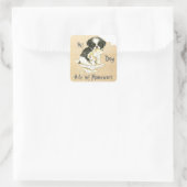 私日本のの食べ宿題 スクエアシール (バッグ)