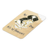 私日本のの食べ宿題 マグネット (左側)