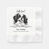 私日本のもパーソナライズされた同じ 縁ありカクテルナプキン (正面)