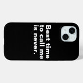 私最高のを呼ぶ時間は決して内向的でおもしろいない Case-Mate iPhoneケース (裏面 (横))