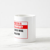 私有地のマグ コーヒーマグカップ (中央)