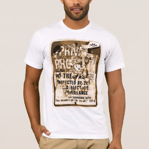 私有地の印のヴィンテージのグラフィックのTシャツ Tシャツ