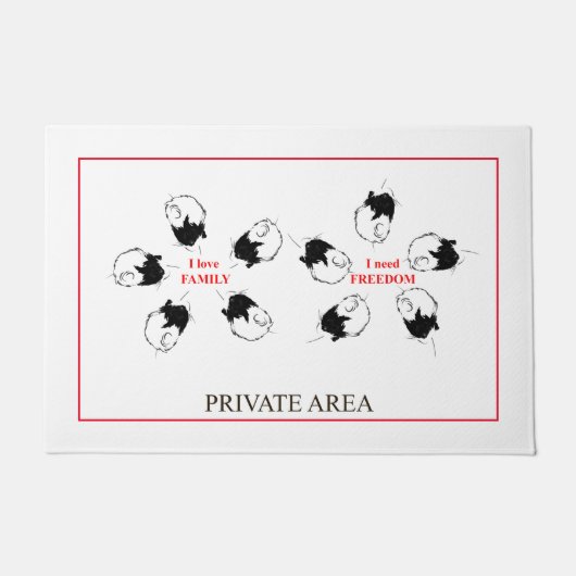 私有地 ドアマット (正面)