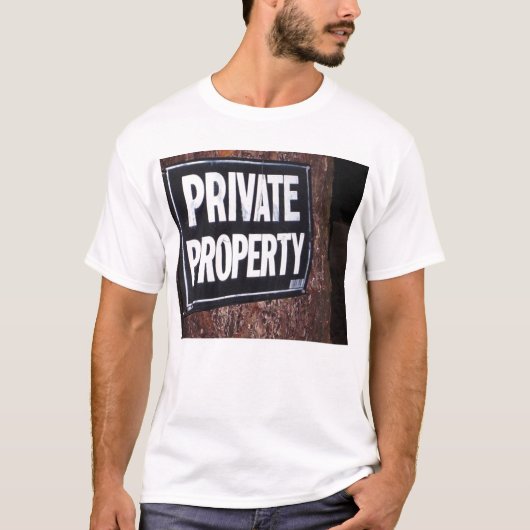 私有地 Tシャツ (正面)