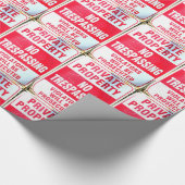 私有財産紙 ラッピングペーパー (角)