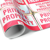 私有財産紙 ラッピングペーパー (ロールコーナー)