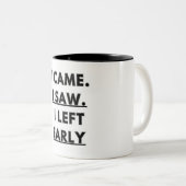 私来。私は見た。早離れく ツートーンマグカップ (正面右)