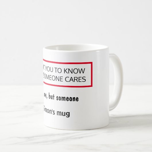 私気によりユーモアおもしろいな人パーソナライズされた コーヒーマグカップ (正面右)