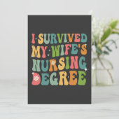 私生き延びの妻の看護の卒業式 招待状 (スタンド正面)