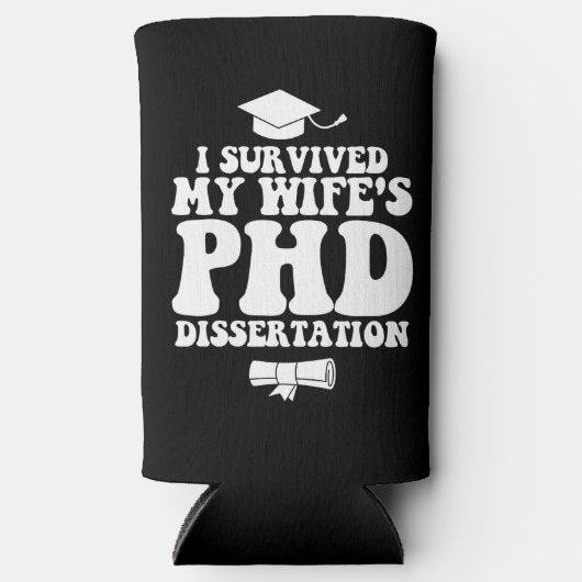 私生き延びの妻のPhdの論文 スリム缶クーラー (正面)