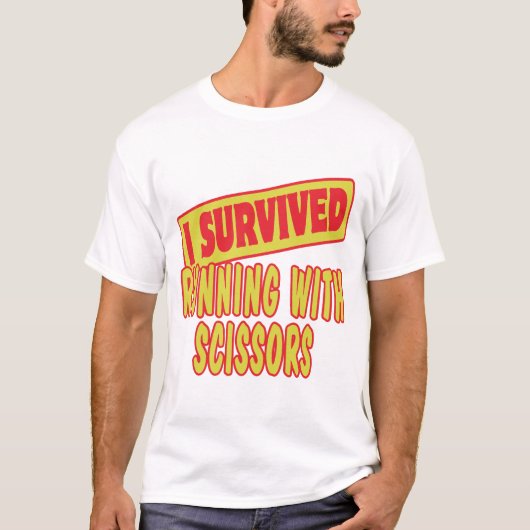私生き延びははさみで Tシャツ (正面)