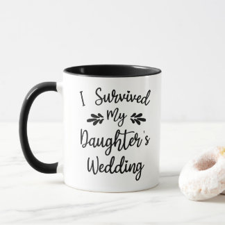 私生き延びは娘の結婚嫁でおもしろいす マグカップ