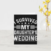 私生き延びは娘の結婚Dの花婿 カード (黄色い花)