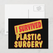 私生き延びは整形手術 ポストカード (正面/裏面)