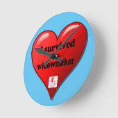 私生き延びは未亡人 ラウンド壁時計 (傾斜)